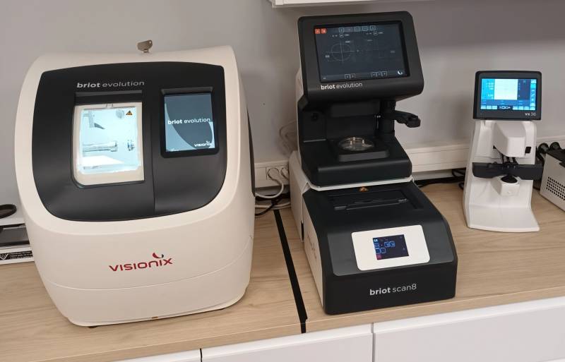 Traceur Bloqueur pour analyse de verres et montures de lunettes